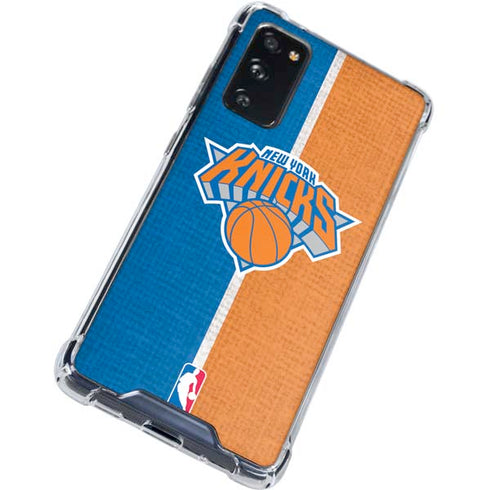 NBA New York Knicks Canvas Galaxy S20 FE Clear Case